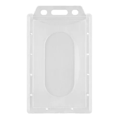 Pack 50 Pcs Porta Credencial Plastico Transparente Rigido