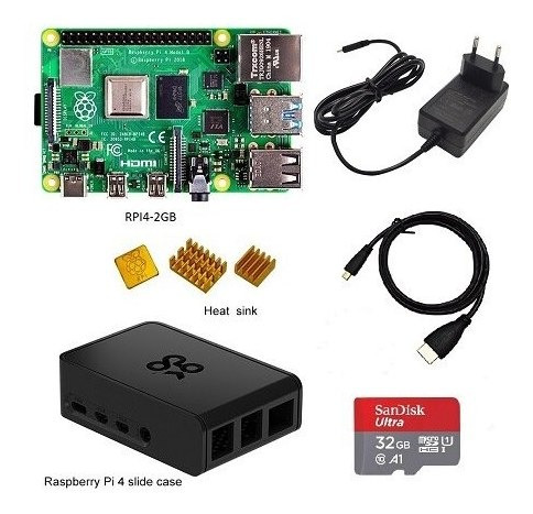 Raspberry Pi 4-kit Oficial, Raspberry Pi 4, Modelo B Pi 2g 2