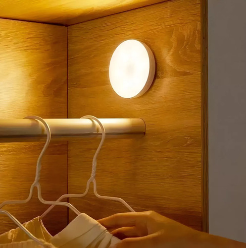 Luminária Led Sem Fio Sensor Presença Recarregável Usb Ímã Led