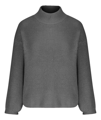 Sudadera De Invierno Para Mujer, Cuello Alto, Suave, Blusa T