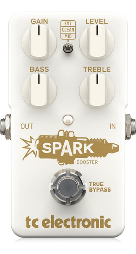 Tc Electronic Spark Booster Pedal De Guitarra Análogo