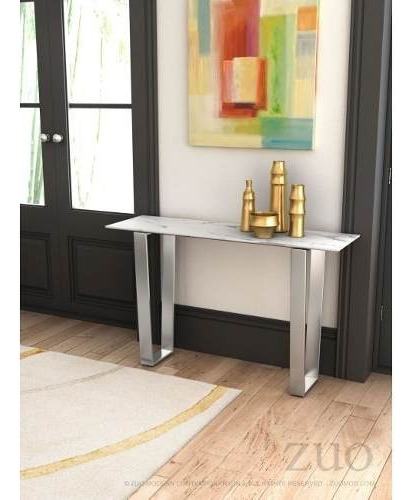 Consola Modelo Atlas - Blanco Këssa Muebles