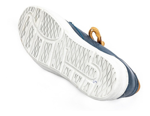 Imagen 4 de 5 de Zapatillas Urbanas Gonzalo Cuero Azul Zurich