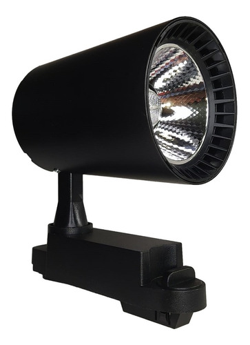 Spot Led Para Trilho Eletrificado Preto 12w Frio Ou Quente Cor Branco quente 3000k - Cód. 687703 Bivolt