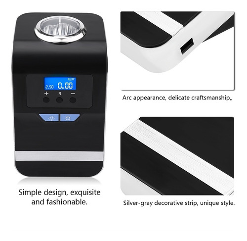 Bomba Neumática Digital Eléctrica Portátil Com De 12 V