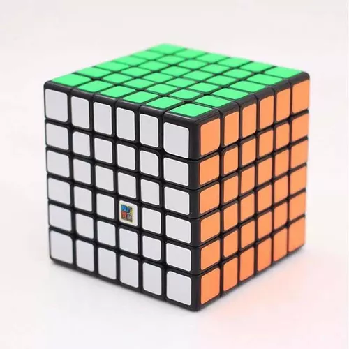 Cubo Mágico Profissional Moyu MF6 6x6x6 Preto