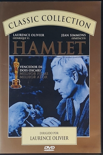 Dvd Hamlet Shakespeare Laurence Olivier Impecável Original