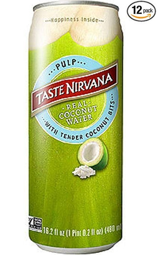 Nirvana Gusto Real Agua De Coco, Coco Pulpa Con Coco Tierno