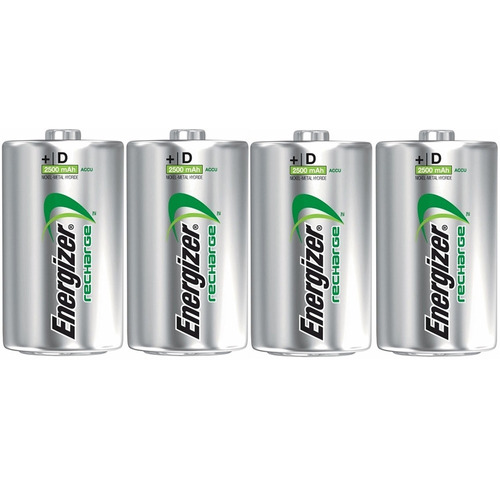 Energizer Pack 4 Pilas Recargables D 2500mah