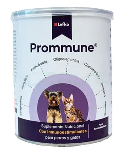 Inmunoestimulante Perros Y Gatos Prommune 400 Gr 