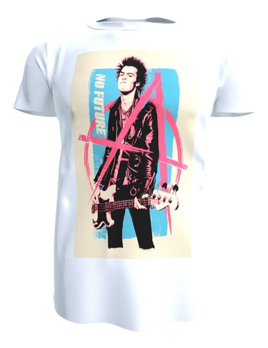 Polera Sid Vicious, Sex Pistols 100% Algodón Unisex, S - Xxl