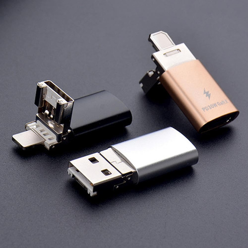 Adaptador Otg Sucada 4 Em 1, Adaptador Usb Para Tipo C, Ligh