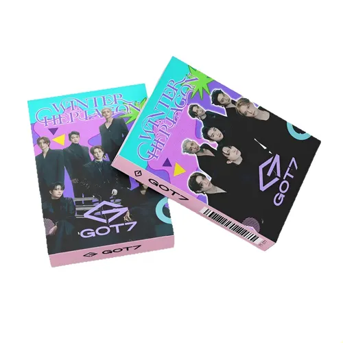 Cartão Lomo De Fotos Promocionais Do Álbum Got7 Winter Card