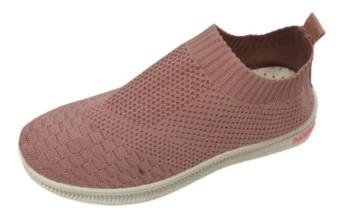 Zapatillas Mujer Sin Cordones Rosado