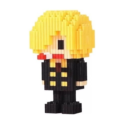 Mini Bloques De Armado 3d Sanji One Piece Juguete Kawaii