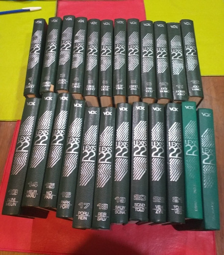 Diccionario Lexis 22. Coleccion Completa 24 Tomos. Exc Estad