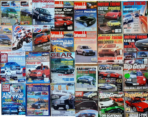 Lote De 37 Revistas De Autos Y Camionetas Varios Países