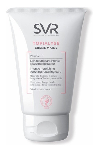 Svr Topialyse Mains 50 Ml Crema Nutrirepa De Manos Sensibles