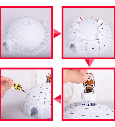 Pingüino Iglú Demolición Modelo De Hielo Juguete Educativo