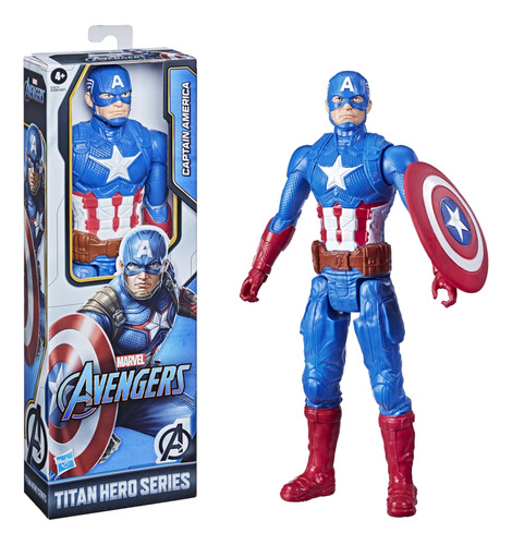 Figura De Acción Del Capitán América De Marvel Avengers Tita