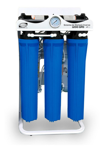 Purificador Osmosis Inversa Evans 1200gal Luz Uv Tanque 11ga
