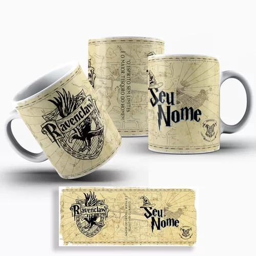 Caneca Harry Potter Casa de Hogwarts Ravenclaw Corvinal