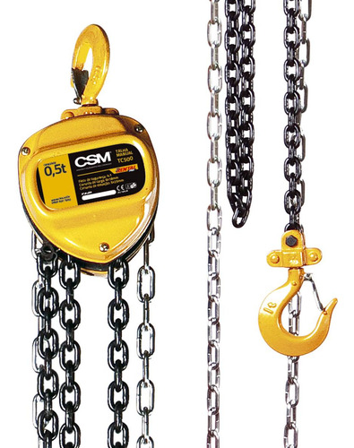 Talha Manual De Corrente 500 Kg (1/2 Ton.) X 10 Metros Csm