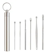 Comprar Removedor Cerumen Limpia Oídos Kit Limpieza Orejas 6 Piezas 6PCS Acero