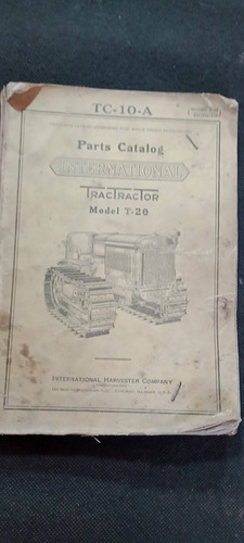  Catalogo Tractor Oruga Tractractor International Original