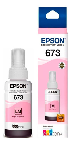 Tinta Epson T673 Magenta Light L1800 L805 L850 L810 L800