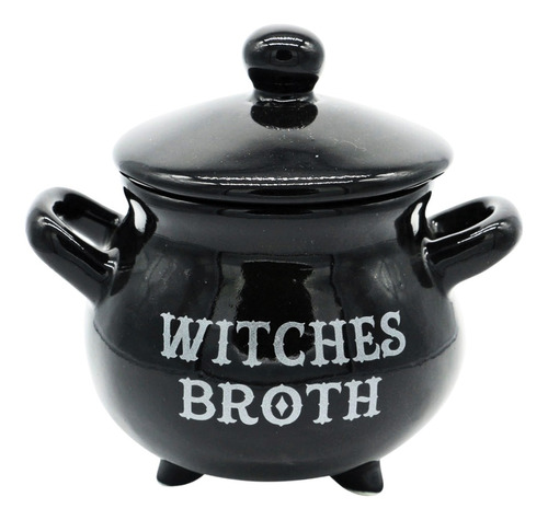 Azucarero Con Tapa Caldero De Bruja Witches Broth Magia