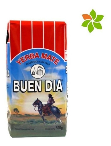 Yerba Mate Buen Día Tradicional 500g X 10 Unidades