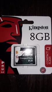 Memoria Compact Flash 8gb Kingston