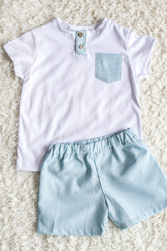 Conjunto Pijama Infantil Nene Y Nena Bebe Primavera Verano