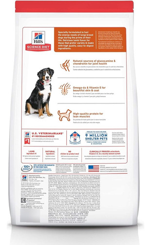 Hill's Science Diet Perros Grandes Adulto 14.9kg Seco