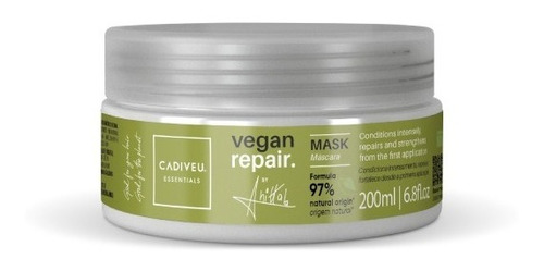 Vegan Repair By Anitta Máscara 200ml - Repara E Fortalece 