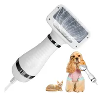 Comprar Cão Gato Estimação 2 In 1 Escova Deslizante Elétrica Leve Silenciosa Modeladora Penteado Remove Pelo Multifuncional D.S. Branco