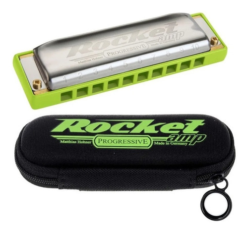 Armónica Diatónica Hohner Rocket Profesional Con Estuche