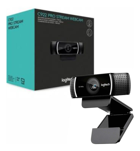 Webcam Logitech Pro Stream C922 Hd Con Tripode Cámara Web