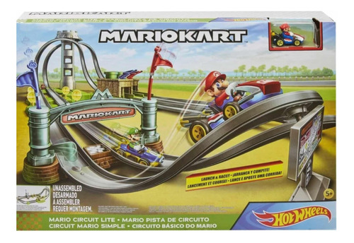 Pista Mario Circuito Hot Wheels Mattel Llega Hoy X Flex