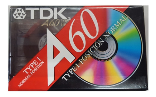 Cassette Tdk A60 60min Producto Original