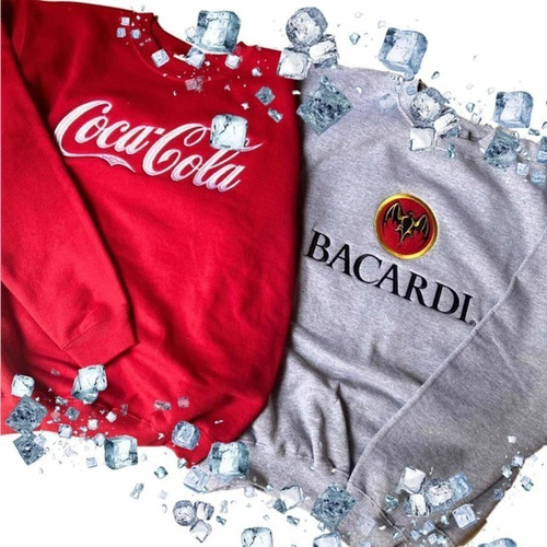 Par Sudaderas Amor Amistad Amigos Esposos Coca Cola Bacardi 