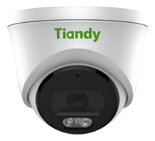 Cámara Turret Ip 2mp Starlight Lite Ir 50mts Poe Ip66 Tiandy Color Blanco