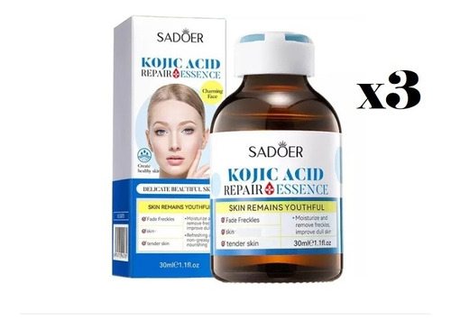 Serum Facial Aclarante Acido Kojid Acid Ectoin Sadoer 