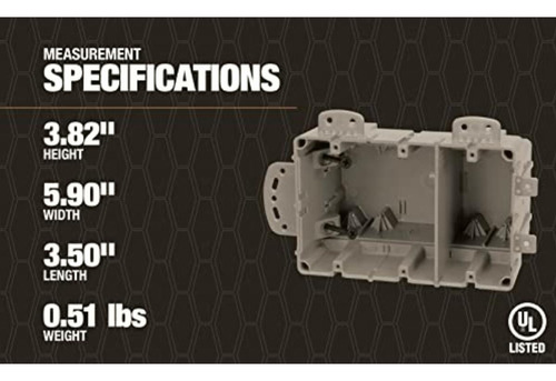 Southwire Msbmmt3g Caja De Dispositivos De Montaje Múltiple