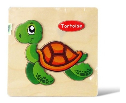 Rompecabezas Encastre Mini Puzzle Tortuga 6263