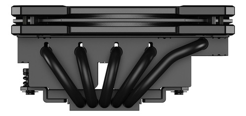 Cooler Cpu Itx Bajo Perfil Id-cooling Is-55 Argb 55mm Altura Led Sin