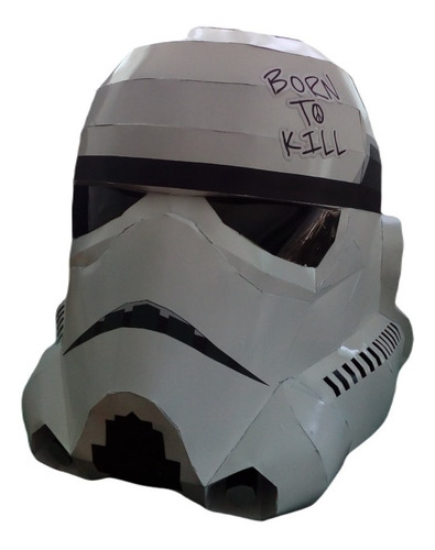 Casco De Stormtrooper Tamaño Real  (para Armar En Papel) (Reacondicionado)