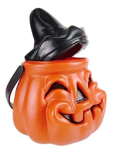 Calabaza Caramelera Golosinera Halloween Oferta X5 Unidades