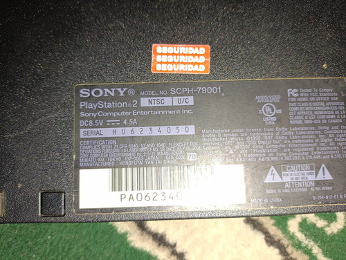 Playstation 2 Slim En Caja Negro (Usado)
